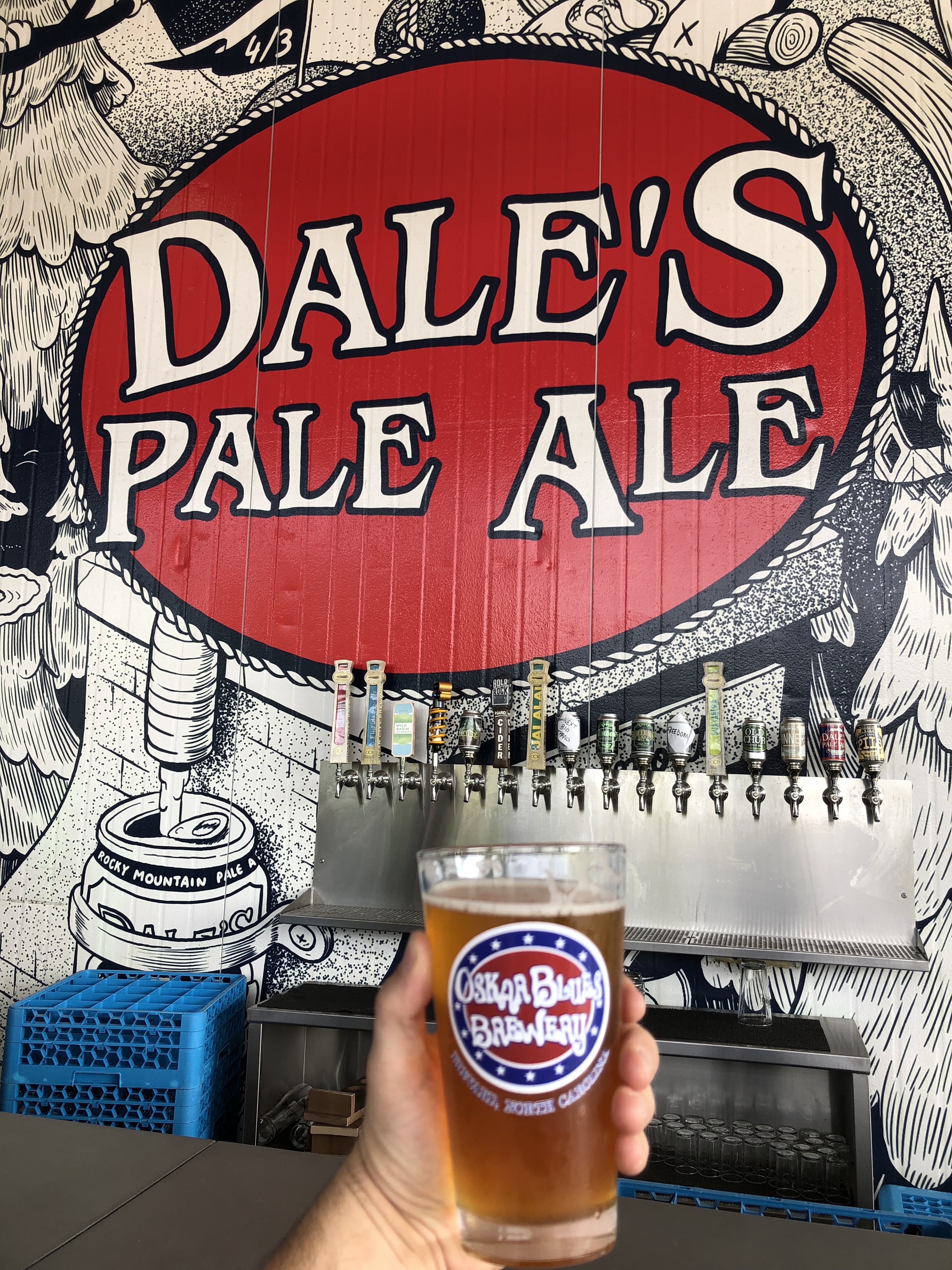 Oskar Blues Brewery in Brevard, NC