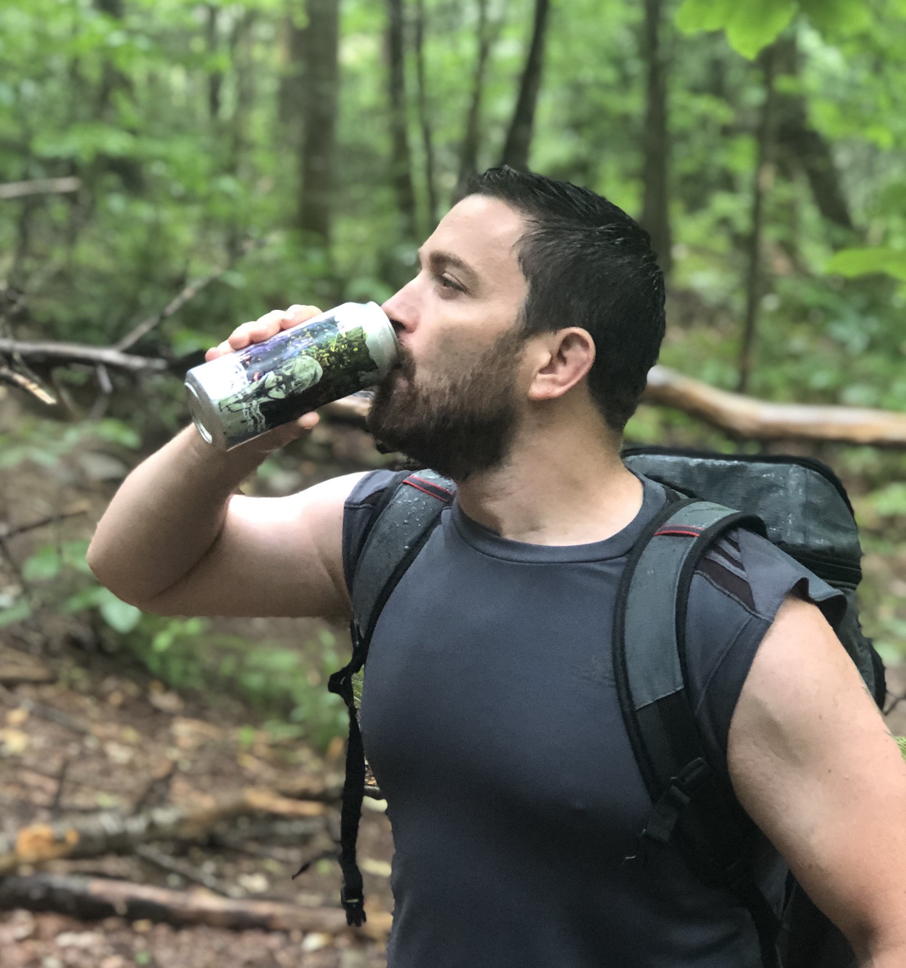 Finished this four pack of Savages of Ruminating Minds while hiking Catawba Falls near Asheville, NC